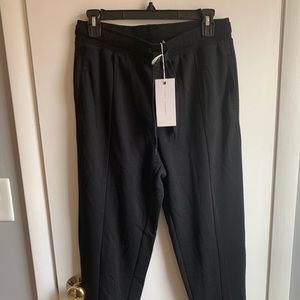 Lush black joggers, Sz L NWT